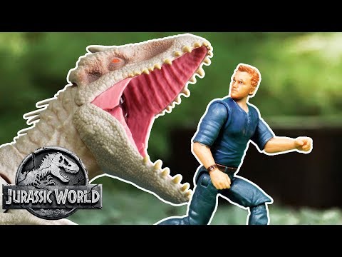 Indominus Escapes and Attacks Everyone! (Sweded) | Jurassic World | Mattel Action!
