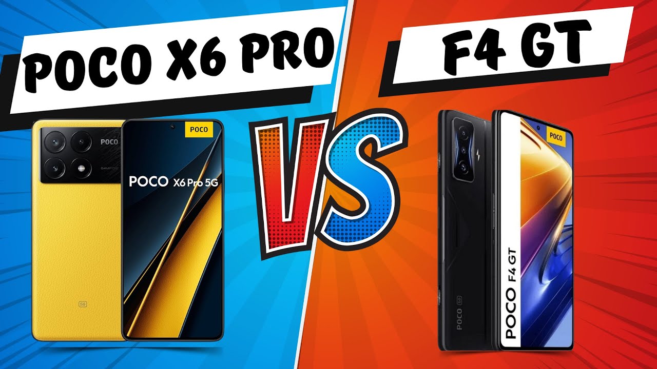 POCO X6 PRO VS POCO F4 GT! QUAL É MELHOR PARA JOGAR? QUAL É O IDEAL PARA VOCÊ?