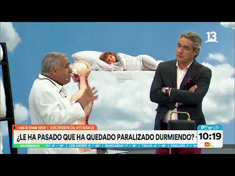 Doctor Ugarte explica qué provoca la parálisis del sueño. Tu Día, Canal 13