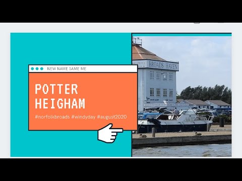 An extremely windy Potter Heigham #august2020 #shortvideo #windyday