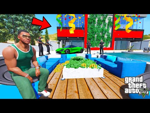 Franklin Bought ₹1,00,000 Crore Mansion and Supercar in GTA 5 | SHINCHAN and CHOP