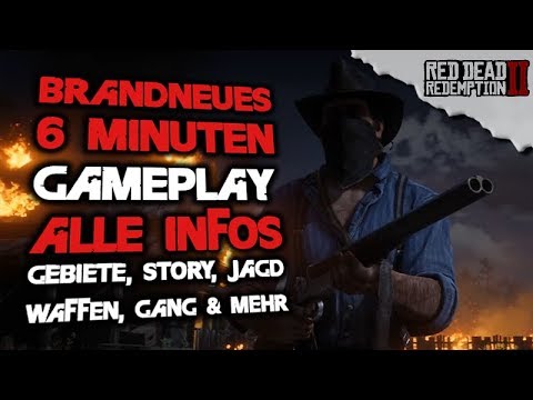 Red Dead Redemption 2 Deutsch - Official Gameplay Video Deutsch erklärt - Alle Infos - Red Dead 2