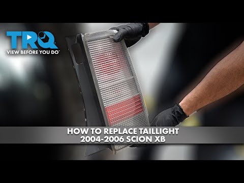 How to Replace Taillight 2004-2006 Scion xB