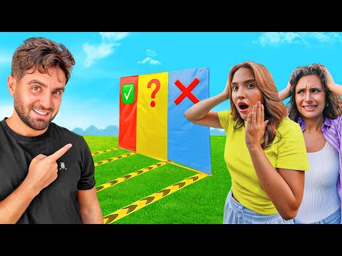 تحدي لا تدخل بالجدار الغلط  ✅ ❌