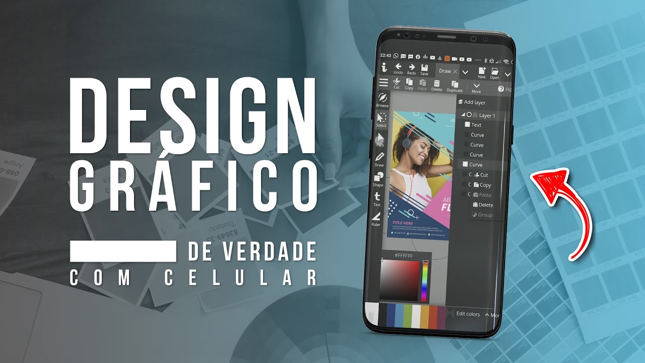 APPS PROFISSIONAIS PARA DESIGN GRÁFICO (Similar ao illustrator e corel draw) ARTE COM VETOR, TOP!