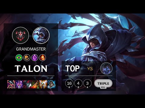 Talon Top vs Sylas - BR Grandmaster Patch 11.17