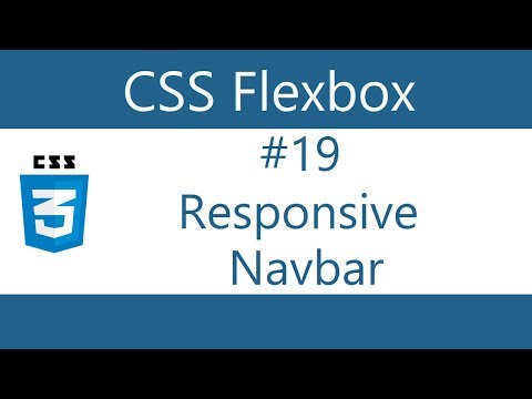 Flexbox Tutorial 19 Responsive Navbar