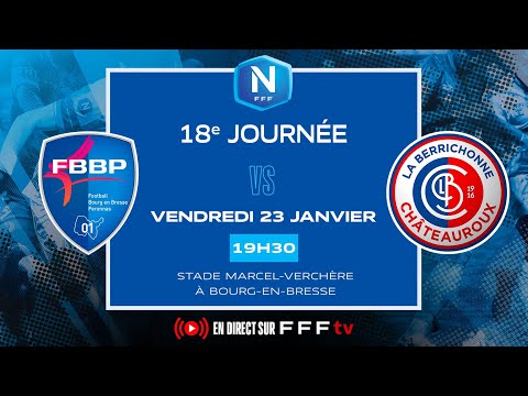 J18 I FBBP01 vs LB Châteauroux en direct (19H15) I National FFF 2025-2026