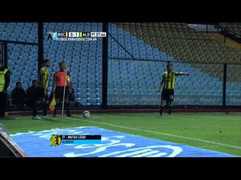 Gol de Lequi. Boca 0 - Aldosivi 1. Fecha 13. Primera División 2015. FPT.