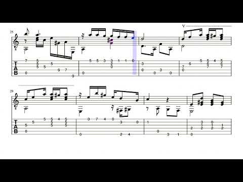 Gerardo Matos Rodriguez - La Cumparsita (Guitar Tutorial)