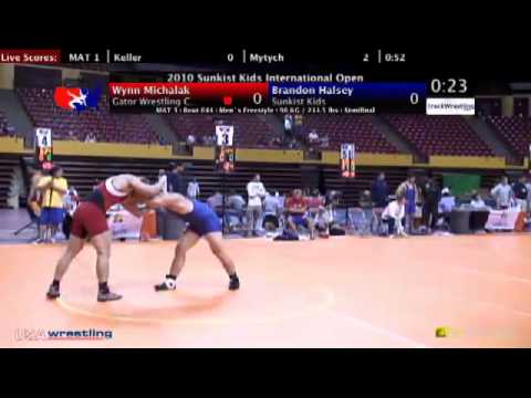 Sunkist Open - Freestyle - 96kg Semifinals - Brandon Halsey vs. Wynn Michalak