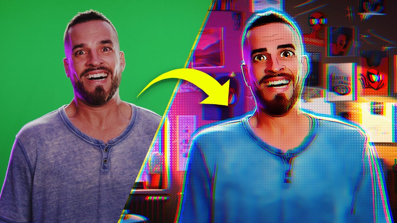 Live Action Animation Effect from Spider-Man Across The Spider-Verse