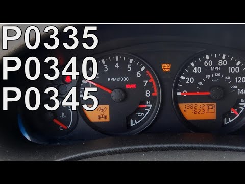 CRANK and CAMSHAFT POSITION SENSORS Replacement... 2006 Nissan Xterra Offroad