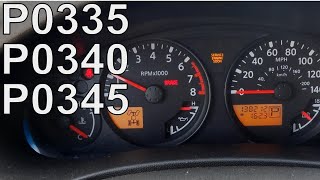 CRANK and CAMSHAFT POSITION SENSORS Replacement... 2006 Nissan Xterra Offroad