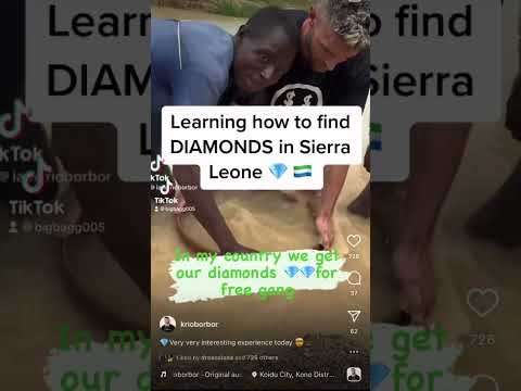 Foreigner Learns How to Find Diamonds in Koidu, Kono District, Sierra Leone