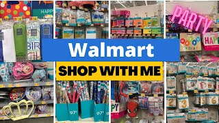 Walmart Shop With Me Party Decorations | Walmart Shop With Me 2022
