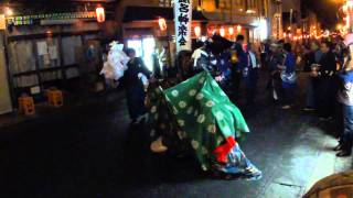 preview picture of video '下風呂「若宮稲荷神社例祭」２０１０　狂い獅子'