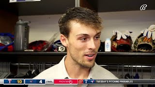 Evan Carter on hitting his first career home run