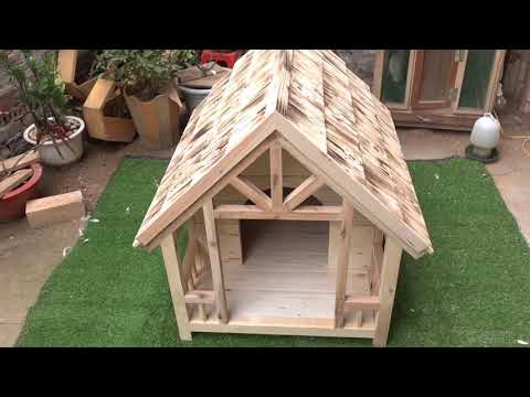 DIY // Woodworking Ideas From Pallets // How To Build Wooden House For You'r Dog