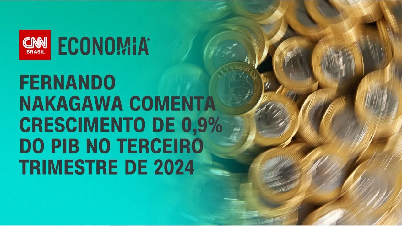 Fernando Nakagawa comenta crescimento de 0,9% do PIB no terceiro trimestre de 2024 | CNN 360°