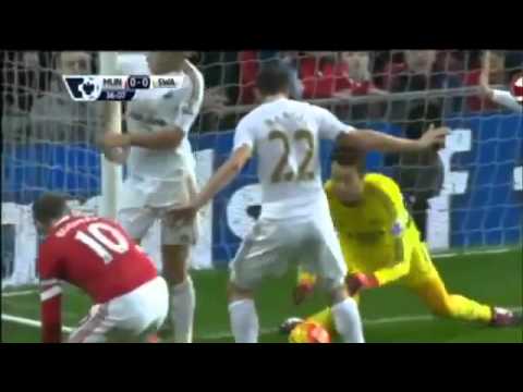 Manchester United vs Swansea City 2 1 All Goals