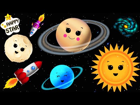 Dancing Planets - Colorful Rockets and Planet Dancing - Space Adventure for kids