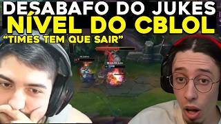 JUKES MANDANDO REAL SOBRE TIMES DO CBLOL, COURTESY NO MODO HACK - RENECRODILO LEAGUE OF LEGENDS