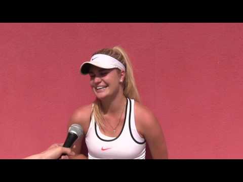 Monika Kilnarová po výhře ve druhém kole kvalifikace na EMPIRE Slovak Open 2017