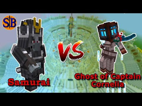 How many Samurai to kill The Ghost of Captain Cornelia | Minecraft Mob Battle
