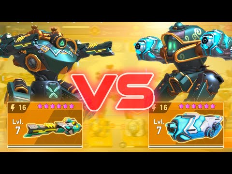 EM Rifle vs Railgun: Ultimate Weapon Showdown! Paragon vs Guardian Mech Comparison