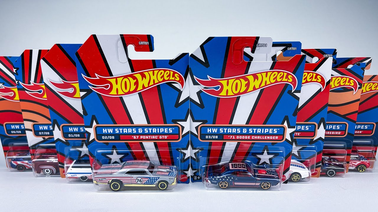 Inside the 2022 Hot Wheels Stars & Stripes, Revealing a 1/64 Scale