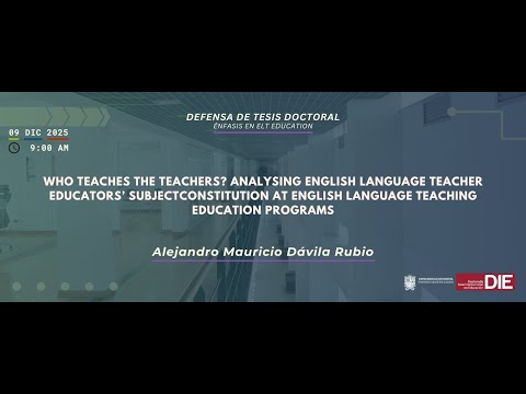 Defensa de Tesis Doctoral de Alejandro Mauricio Dávila Rubio