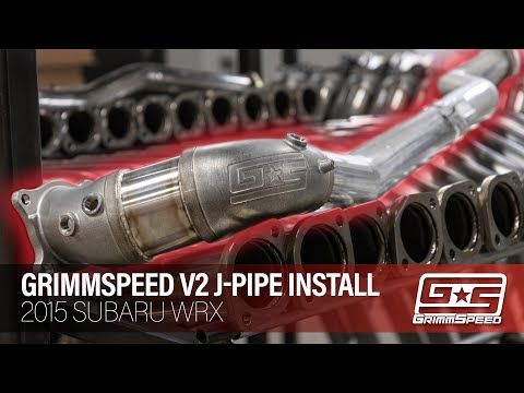 GrimmSpeed V2 GESI J-Pipe Install - 2015 Subaru WRX