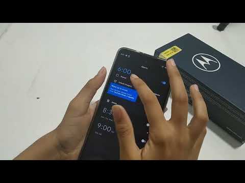 How to set alarm in Motorola g60 | alarm set kaise karen