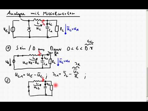 LE4_3b DC/DC Wandler - Abwärtswandler/Tiefsetzsteller - Mittelwertanalyse