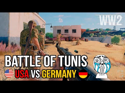 Enlisted Gameplay - Germany vs USA - Battle of Tunis