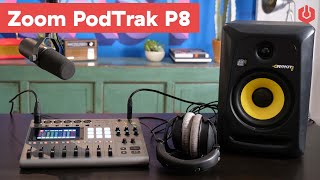 Video thumbnail for Multitrack Podcast Recorder & Editor (WE ALL NEED) | Zoom PodTrak P8 Review by Radio.co