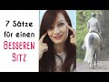7 Sätze Für Einen Besseren Sitz Beim Reiten