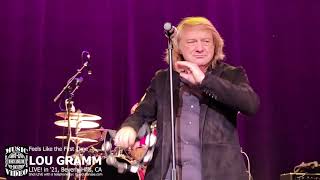 Feels Like the First Time - Lou Gramm - LIVE!! in 2021 - Saban Theater - musicUcansee.com
