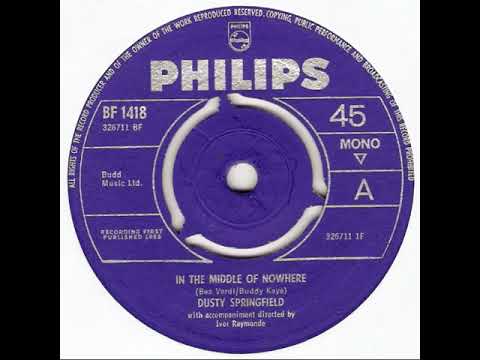 UK New Entry 1965 (162) Dusty Springfield - In The Middle Of Nowhere