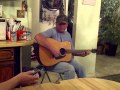 my dad playing guitar (aaron tippin- the sky's got the blues)