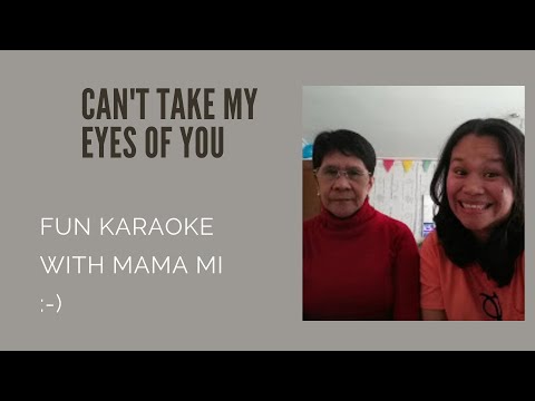 Gloria Gaynor - Can't Take My Eyes Off You | Fun Karaoke With My Mom Video
