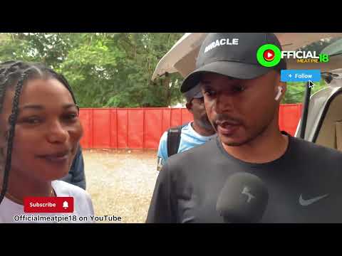 Andre Ayew speaks upon his arrival at Nania Park.