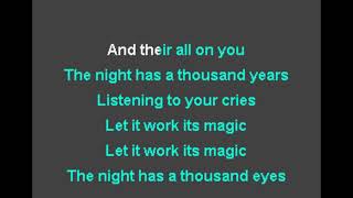 Electric Light Orchestra Part 2   Thousand Eyes Karaoke