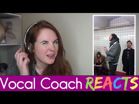 Vocal Coach reacts to Hozier - Take Me To Church (Live Pop-Up Show in NYC Subway)