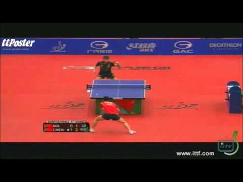 Hungarian Open 2012: Ma Long-Chen Qi