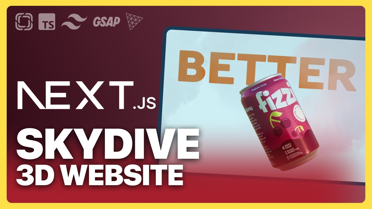 Build a 3D Ecommerce Landing Page with Next.js 14, GSAP, Three.js and Prismic - Full Course 2024