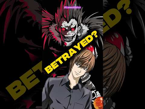 Why did RYUK Write Light’s Name in the Death Note? #anime #shorts