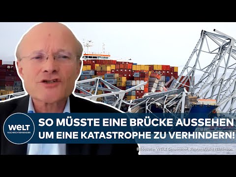 BALTIMORE: Brückeneinsturz mit mehreren Vermissten! Ingenieur analysiert Konstruktion & Ursache