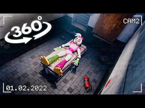 360-Grad-Video | FNAF Chica Im wirklichen Leben | Geheimraum in einer psychiatrischen Klinik!